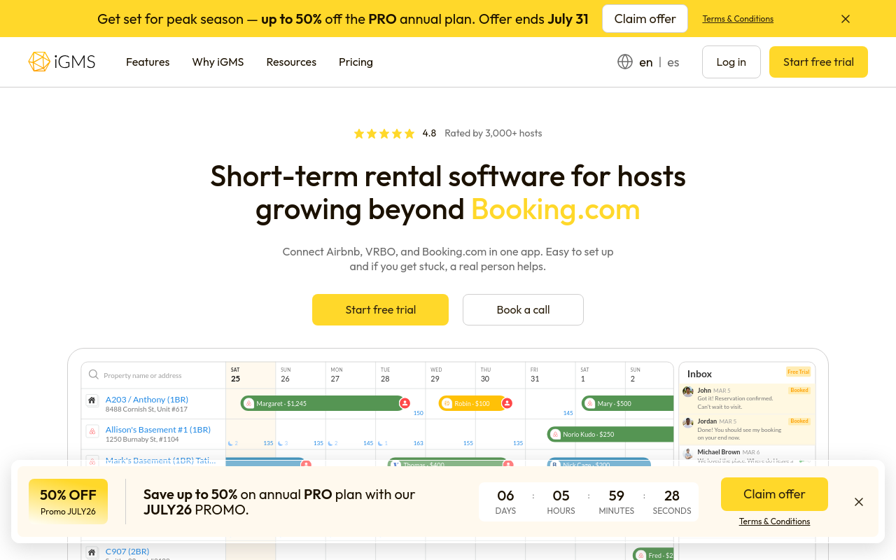 Best Accounting Software for Short Term Rentals - igms automation first platform