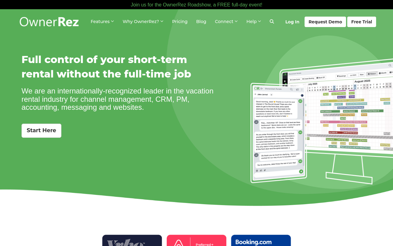 Best Accounting Software for Short Term Rentals - ownerrez channel manager plus