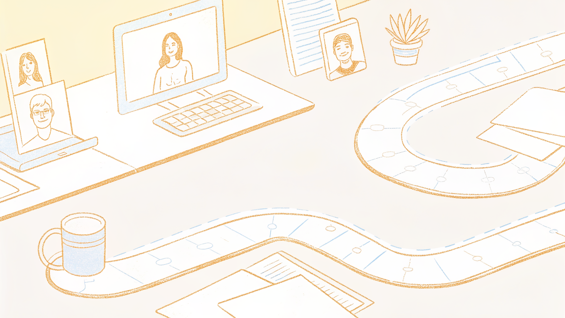 A Y-shaped decision fork between a live meeting bot and a file upload tool for transcription