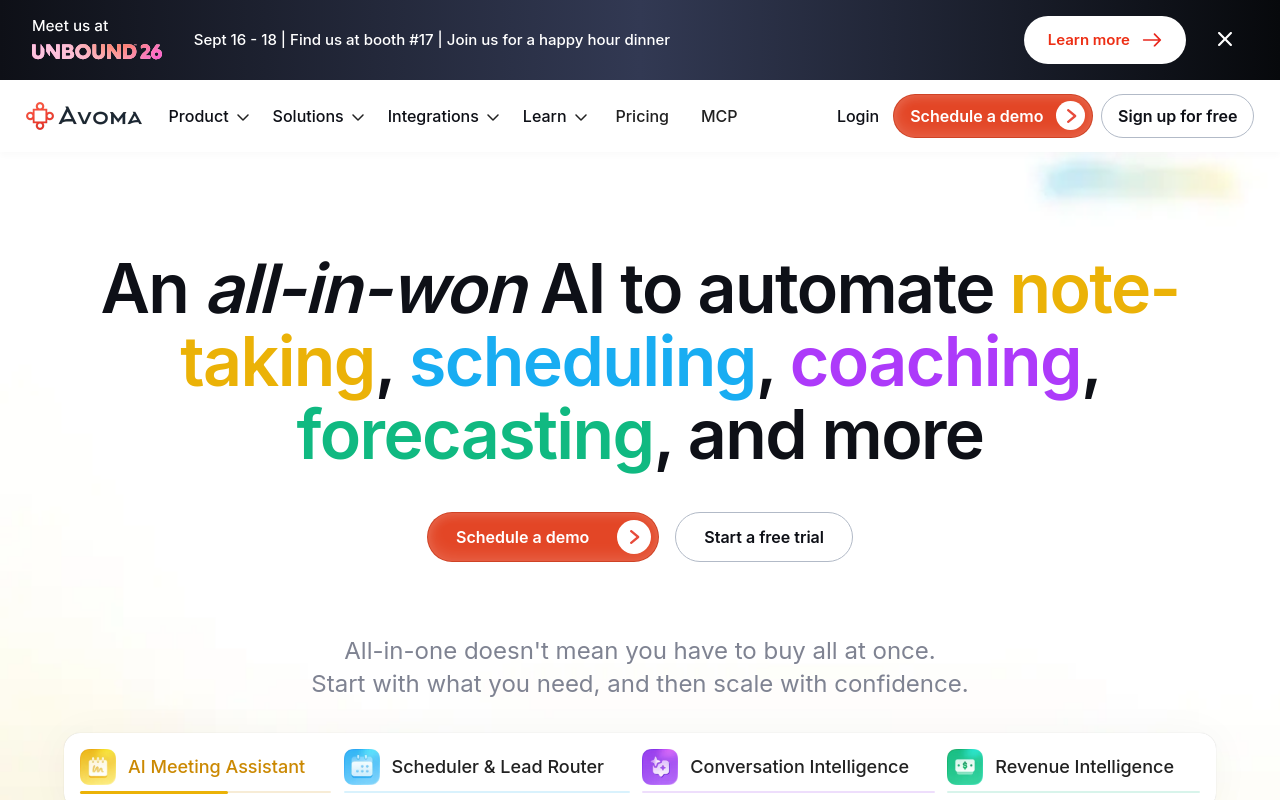 Best App to Record and Transcribe Meetings - avoma revenue teams needing