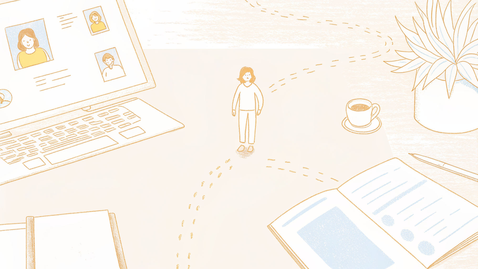 Prosumer at a decision fork choosing between file upload and live meeting bot transcription paths