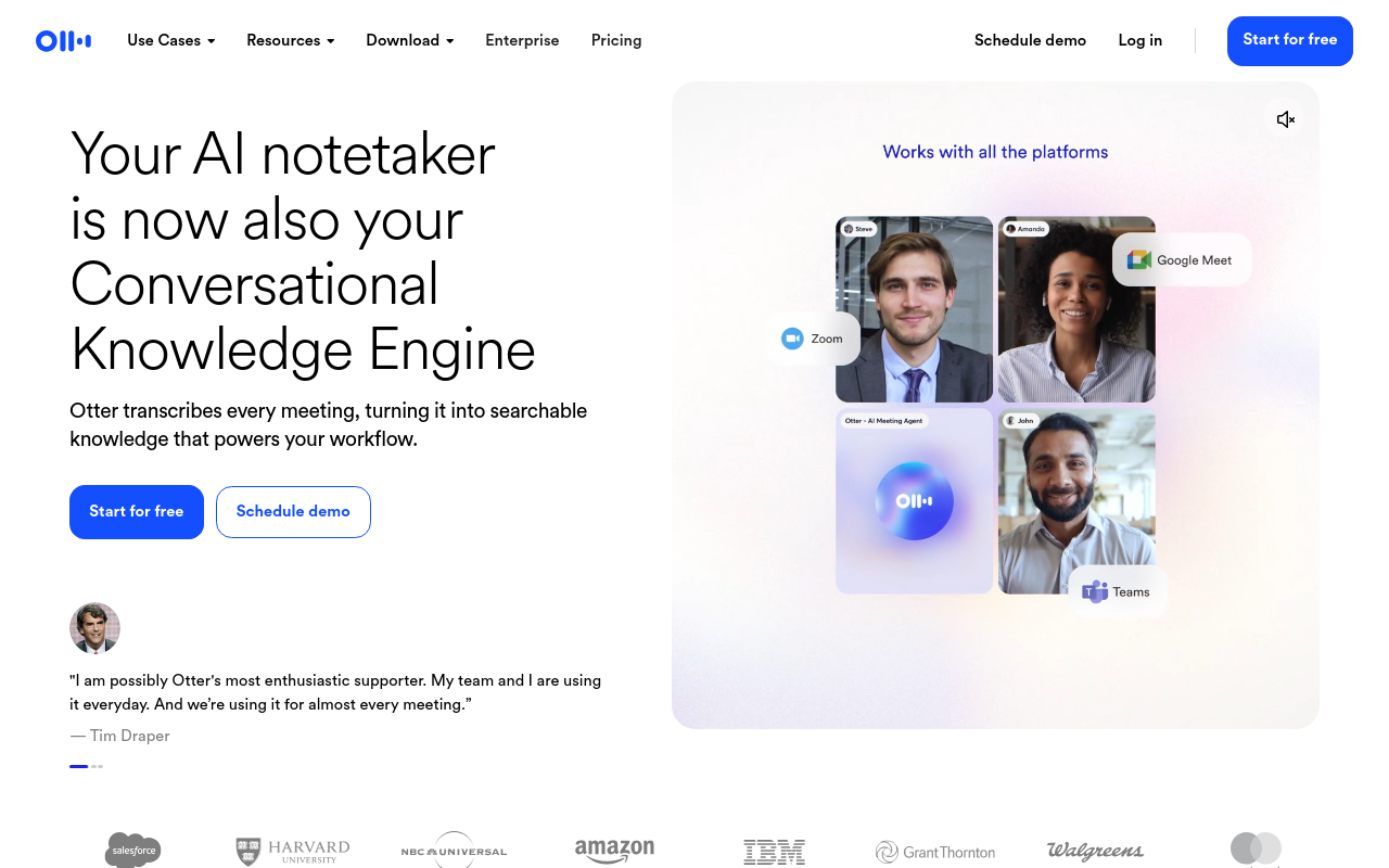Best Call Recording Software - otter ai ai meeting