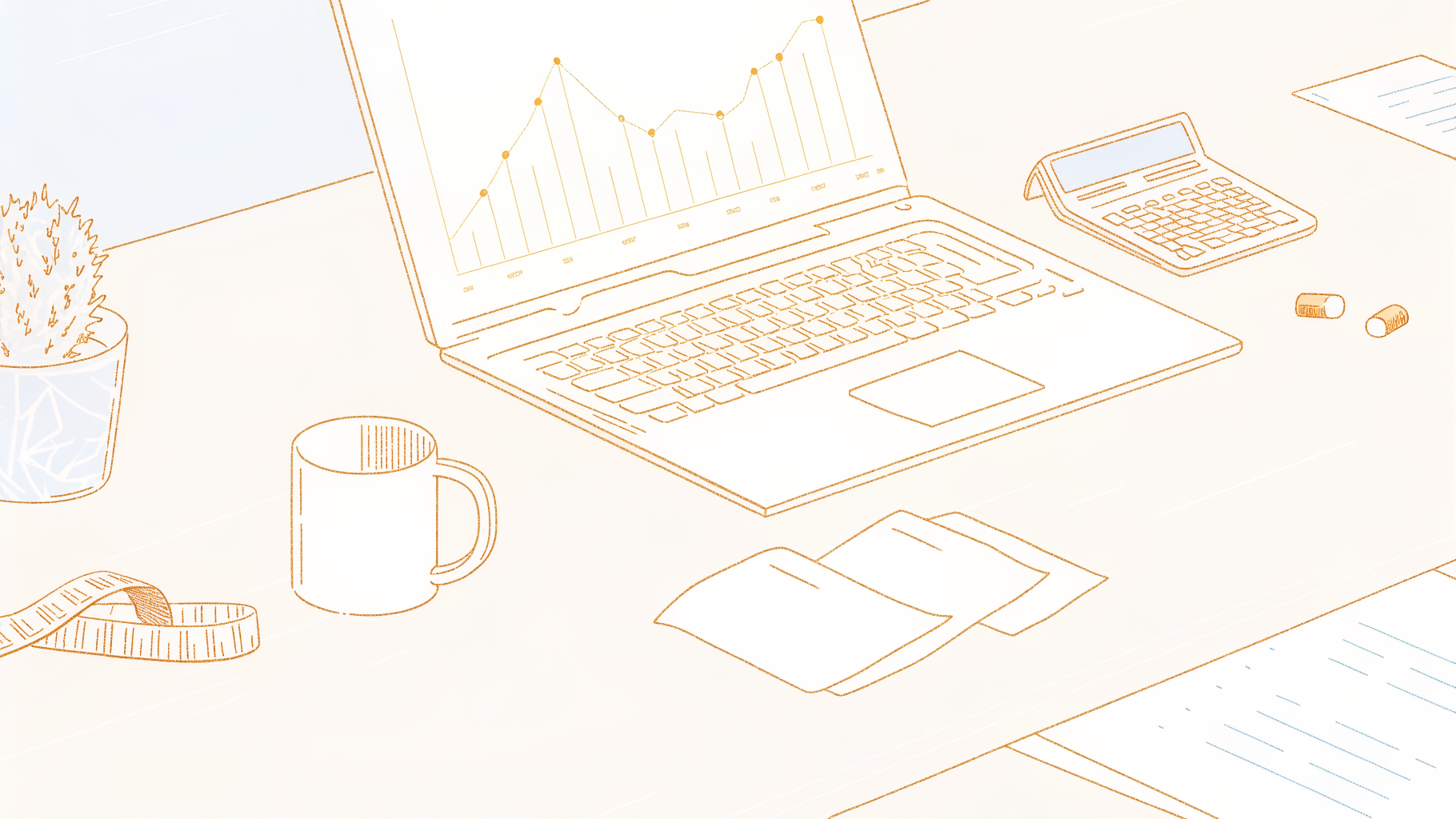Solo worker's desk with spiking invoice and transcription app showing unexpected overage costs