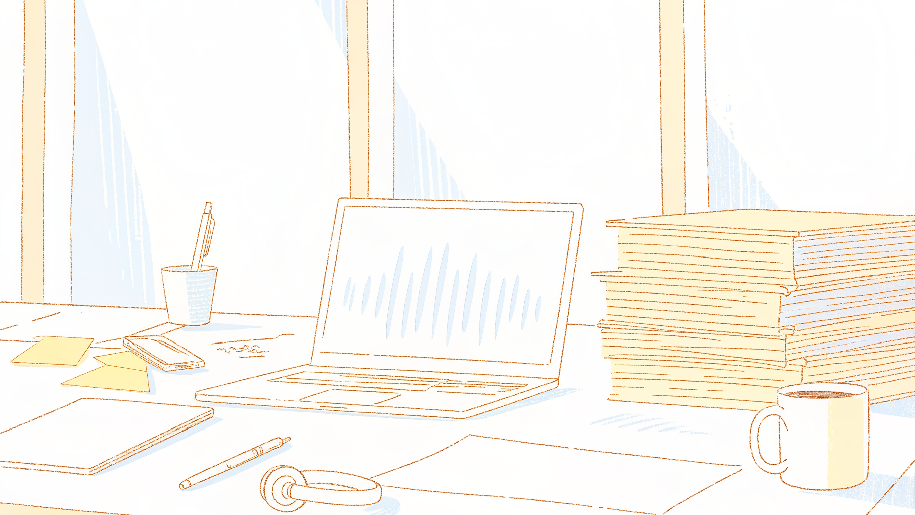 Two transcript stacks and headphones on a desk comparing transcription tools