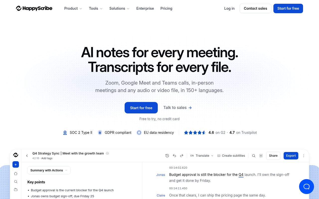 Best Transcription Software - 12 happy scribe subtitle