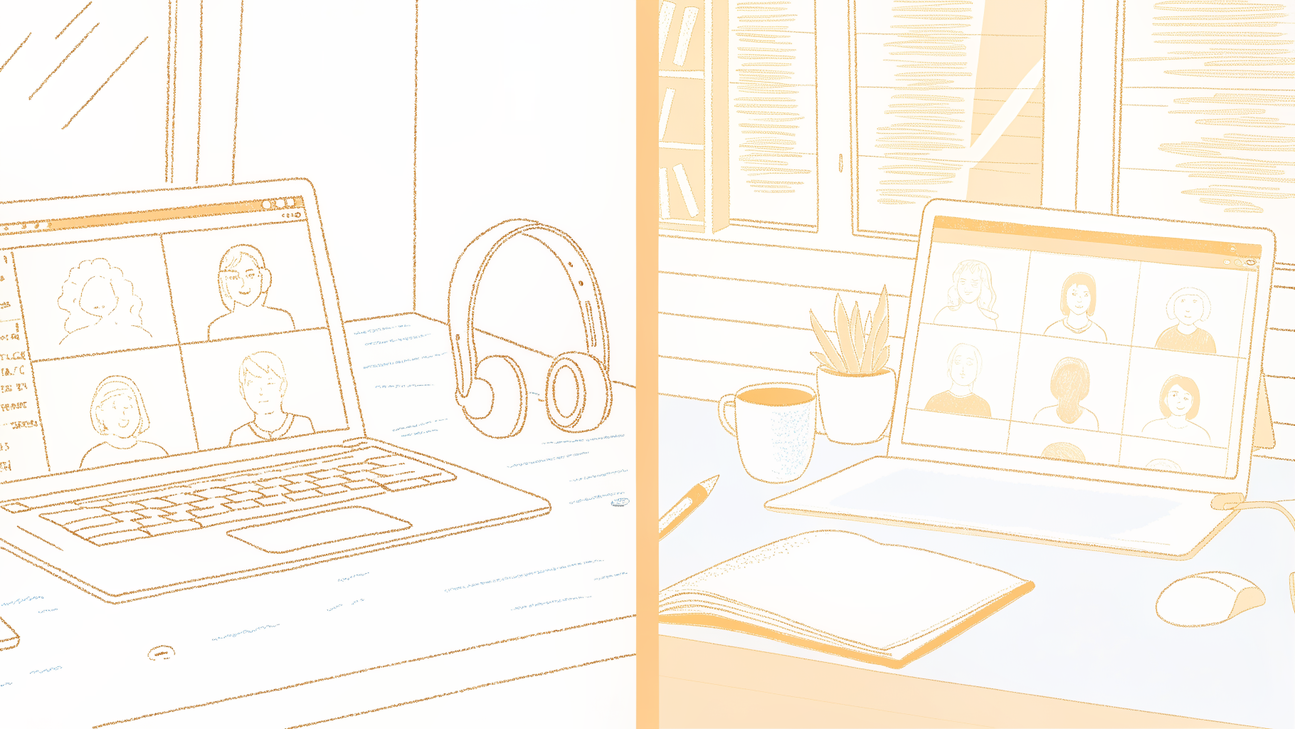 Two transcription tool types compared: edit interface versus simple document export workflow