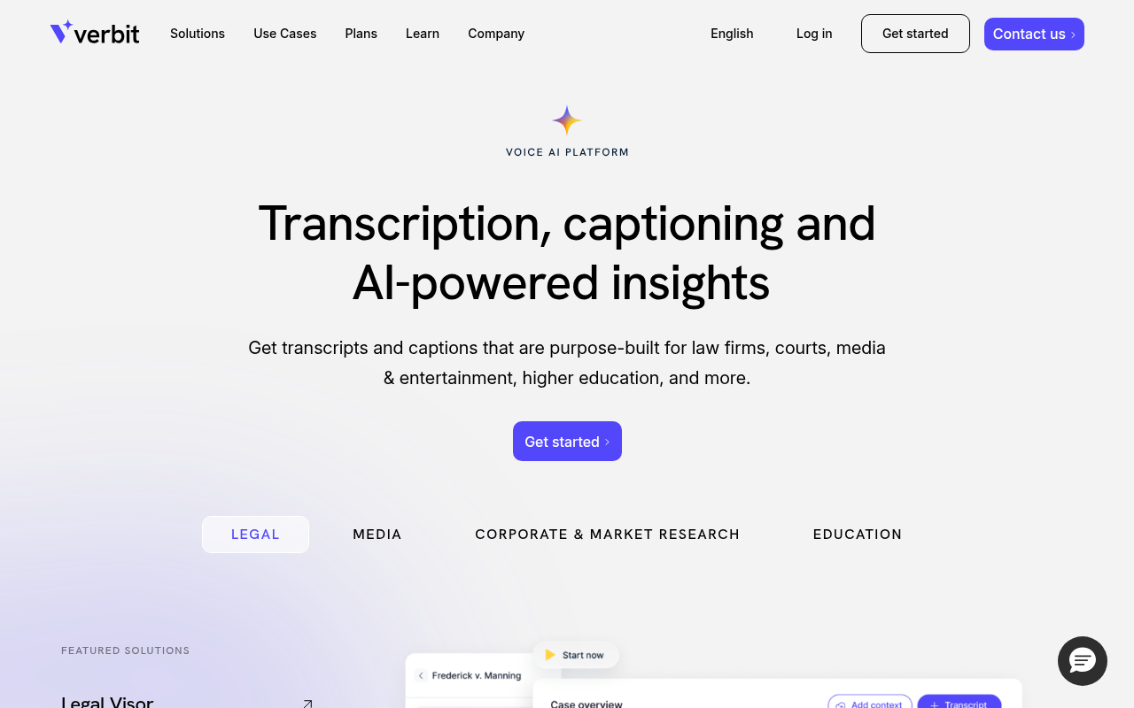 Best Transcription Software - 11 verbit higher education