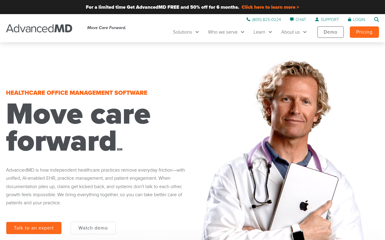 Orthopedic EMR Systems - advancedmd best multi location