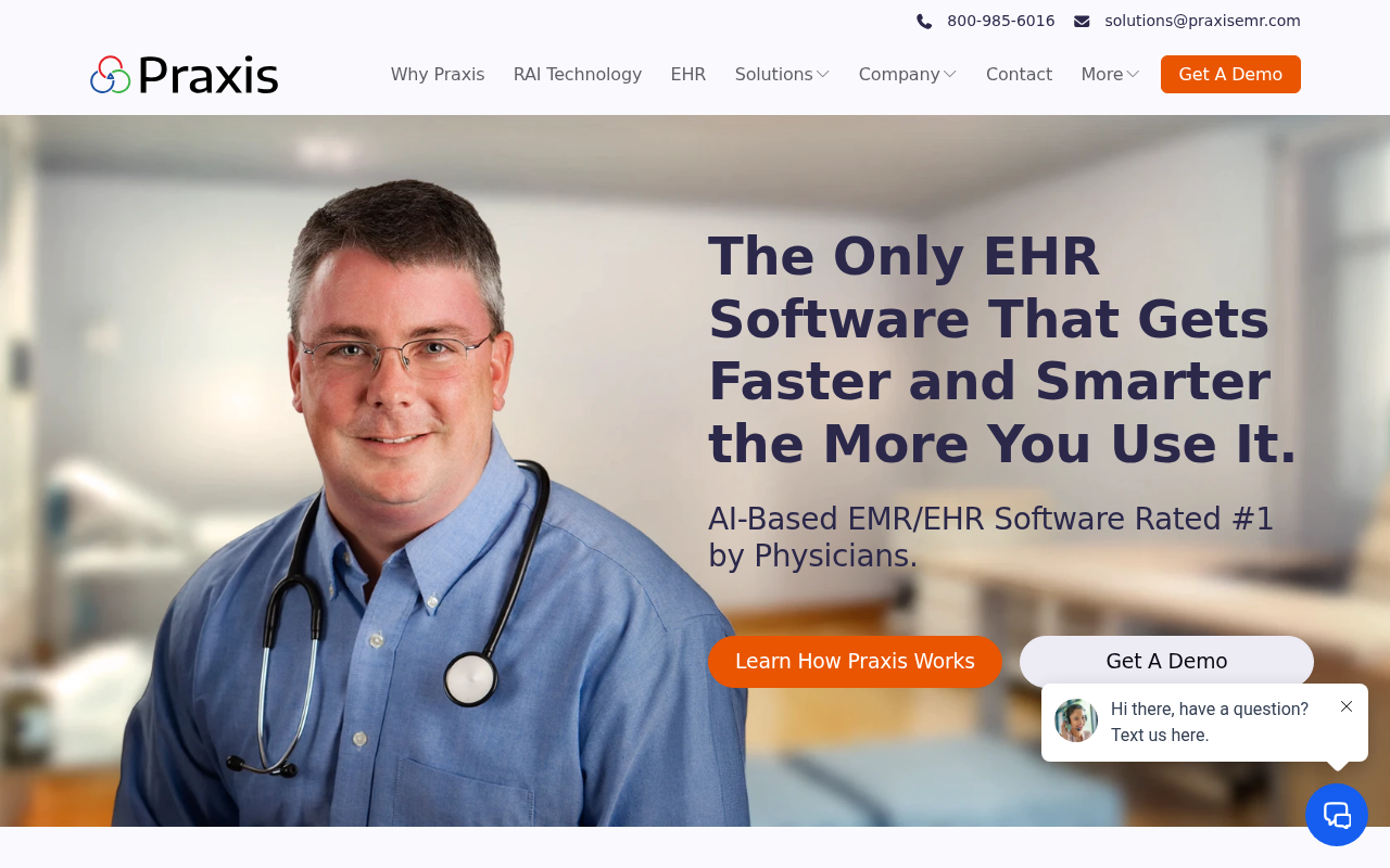 Orthopedic EMR Systems - praxis best ai driven