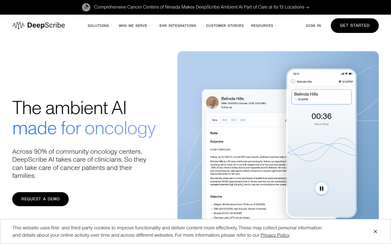 AI Scribe Comparison - deepscribe best specialty specific