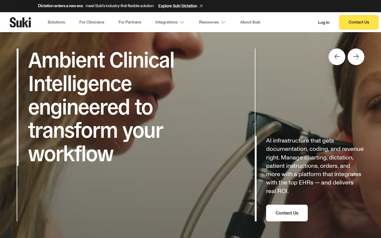 AI medical scribes with E&M coding built in - suki assistant strongest ux