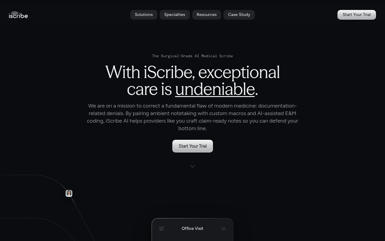 AI Scribe Cost - iscribe health best reducing